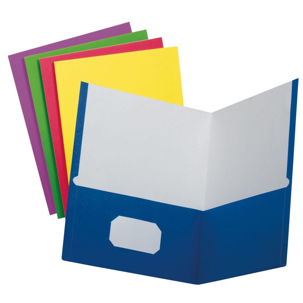 School Grade Twin Pocket Folder – Assorted Colors – Office Systems Aruba