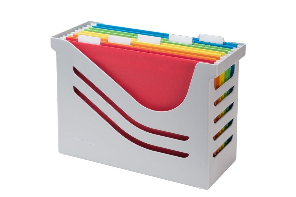 A4 Hanging Folder Box Gray Office Systems Aruba