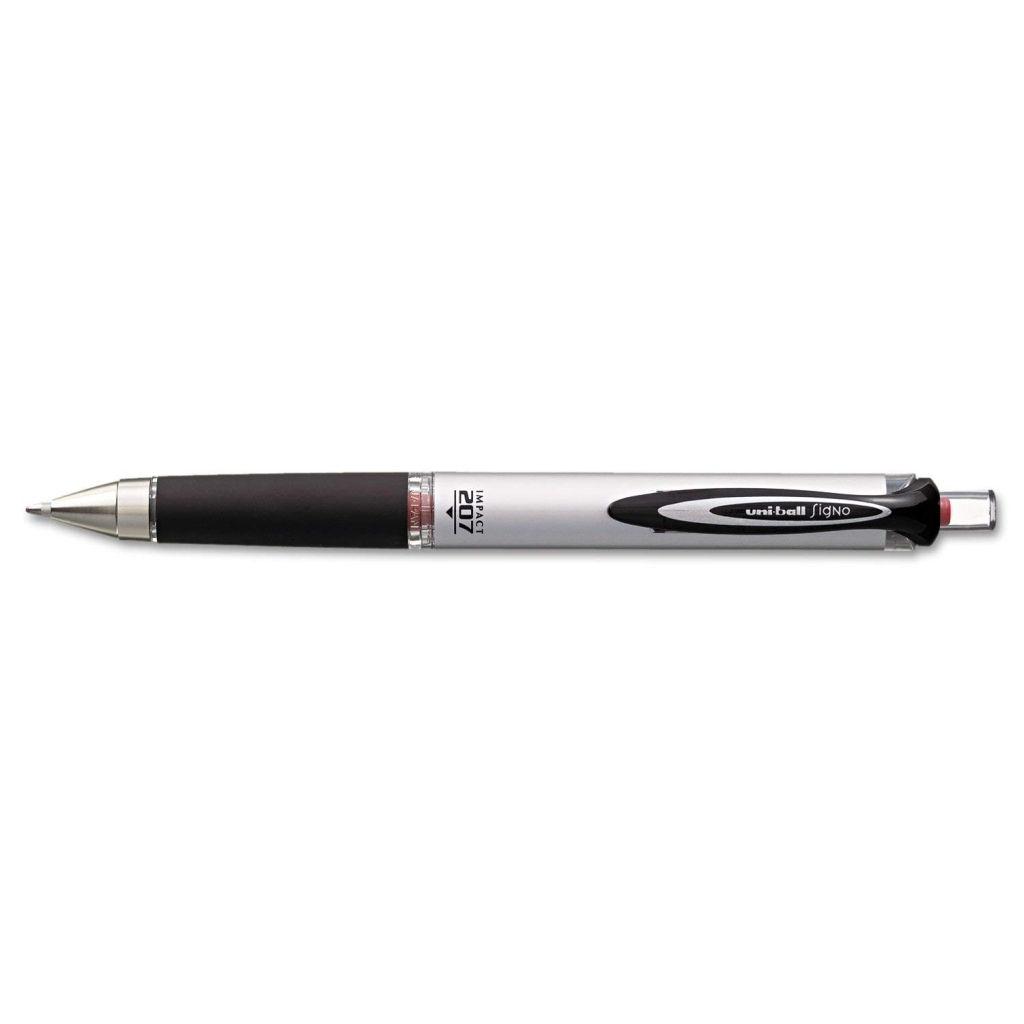 UniBall Signo Impact 207 Retractable Gel Pen Red Office Systems Aruba