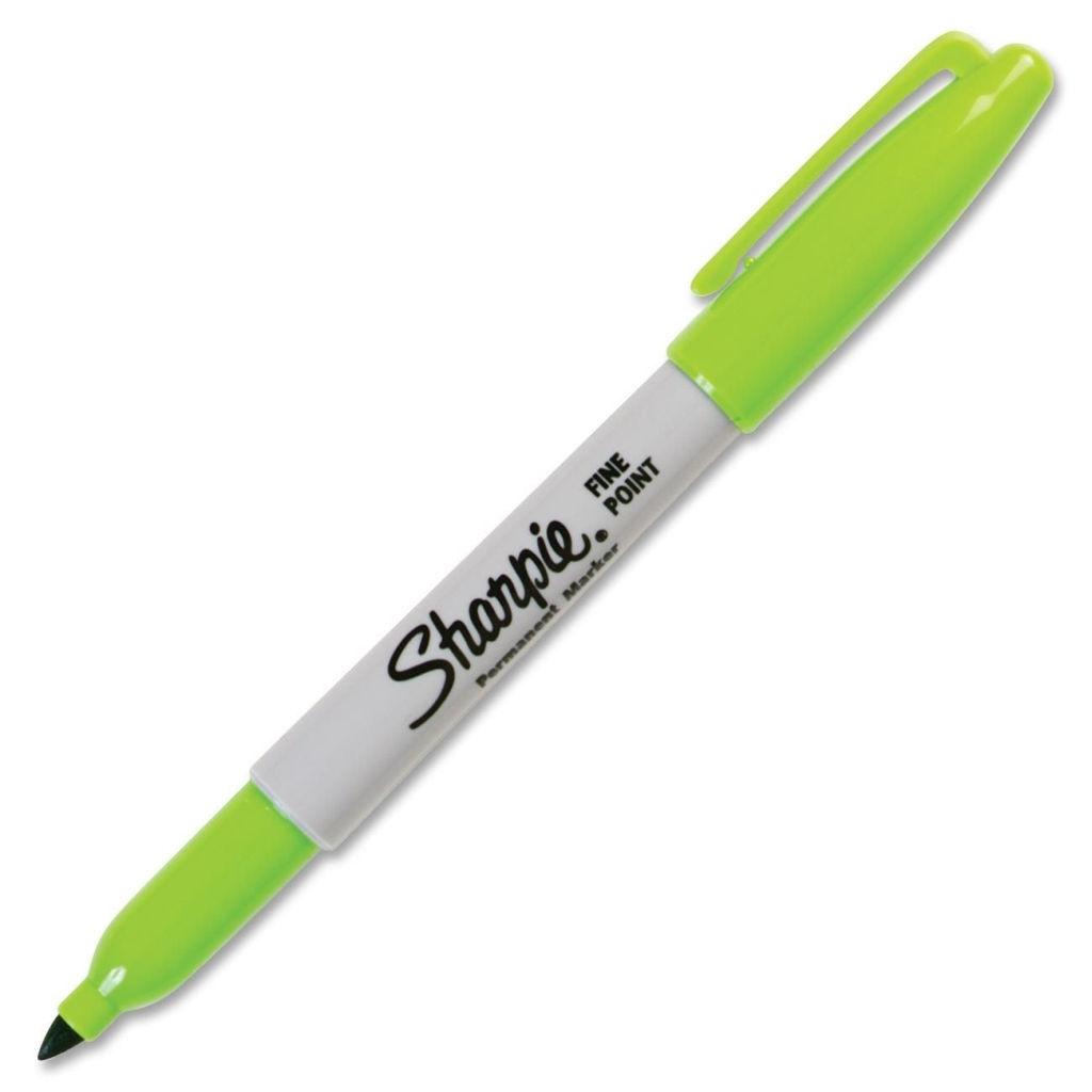 sharpie-permanent-marker-lime-green-office-systems-aruba