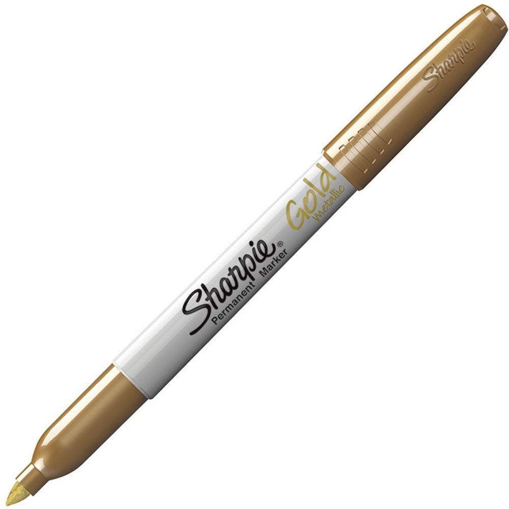 Sharpie Permanent Marker Metallic Gold Office Systems Aruba