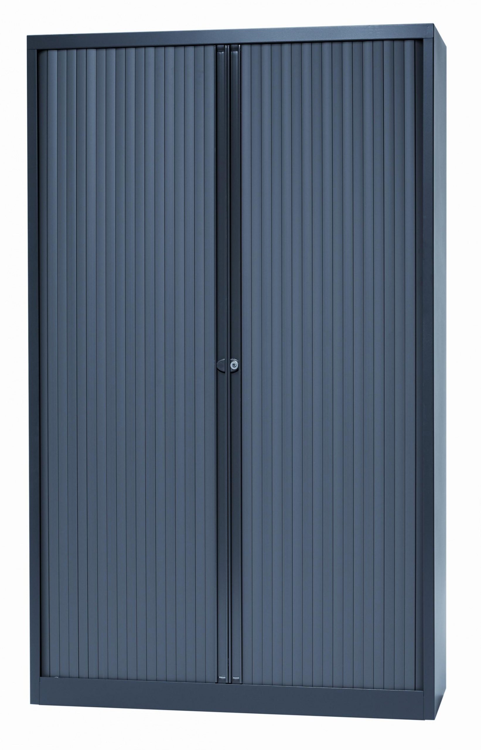 Tall Tambour Door Cabinet Charcoal – Office Systems Aruba