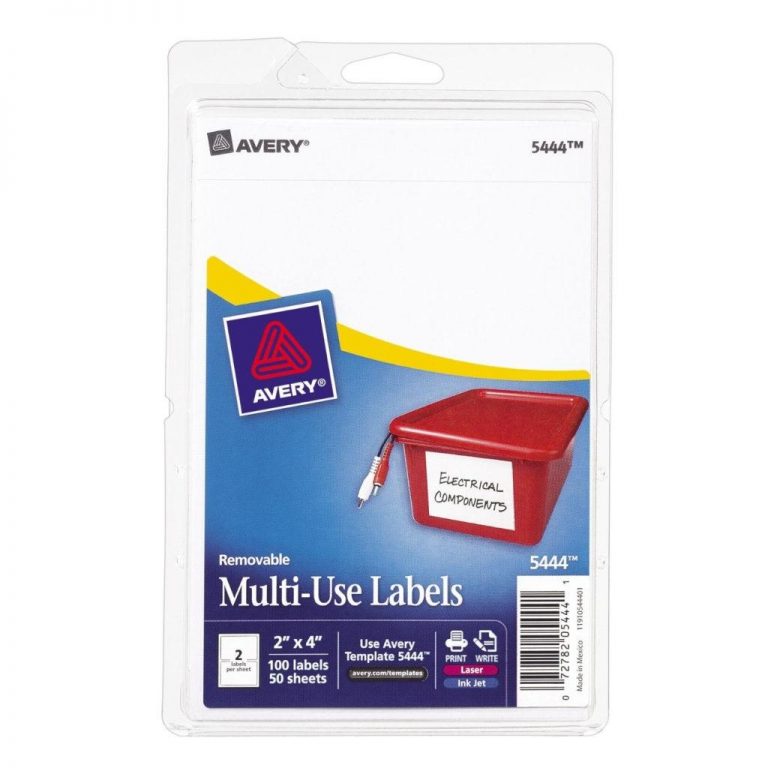 Avery MultiUse Labels 2″ x 4″ White (5444) Office Systems Aruba