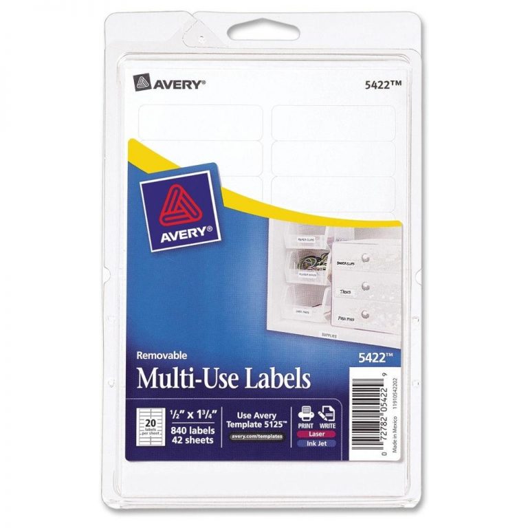 Avery File Folder Labels 2/3″ x 3 7/16″ (5266) Office Systems Aruba