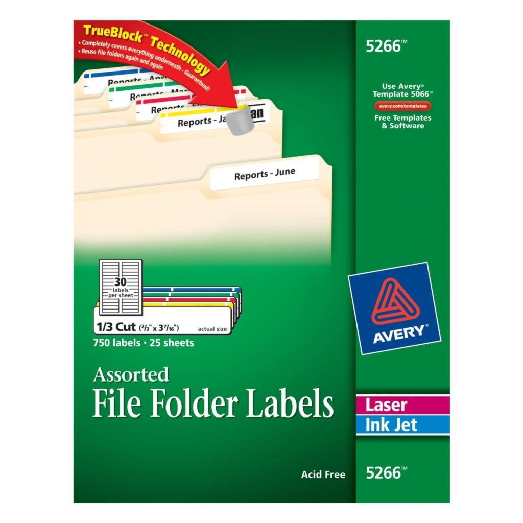 Avery File Folder Labels 2 3 X 3 7 16 5266 Office Systems Aruba