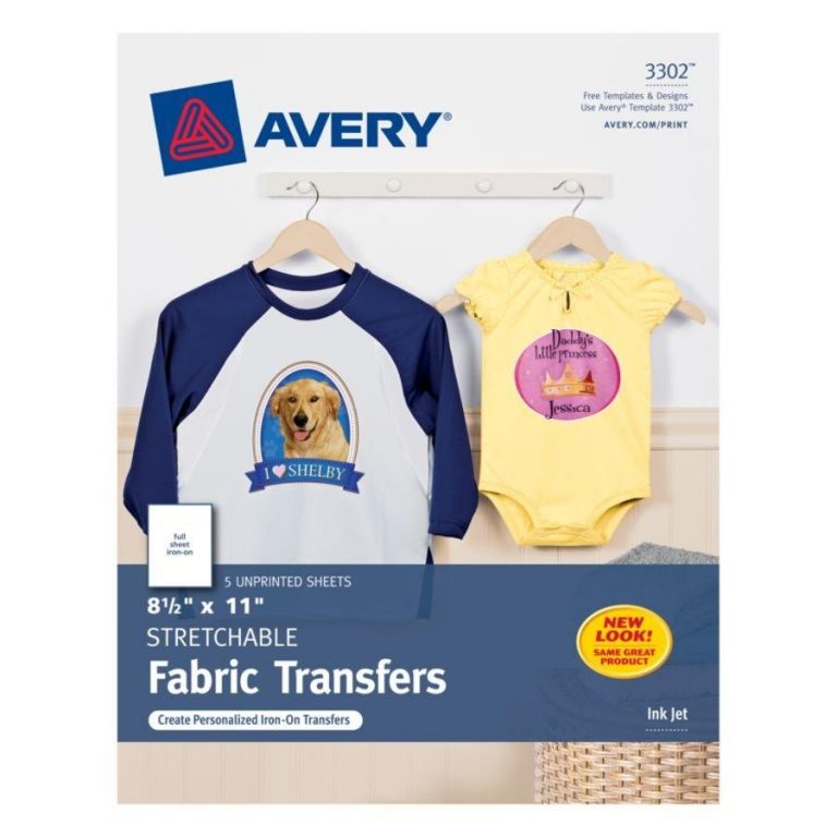 light colored transfer paper