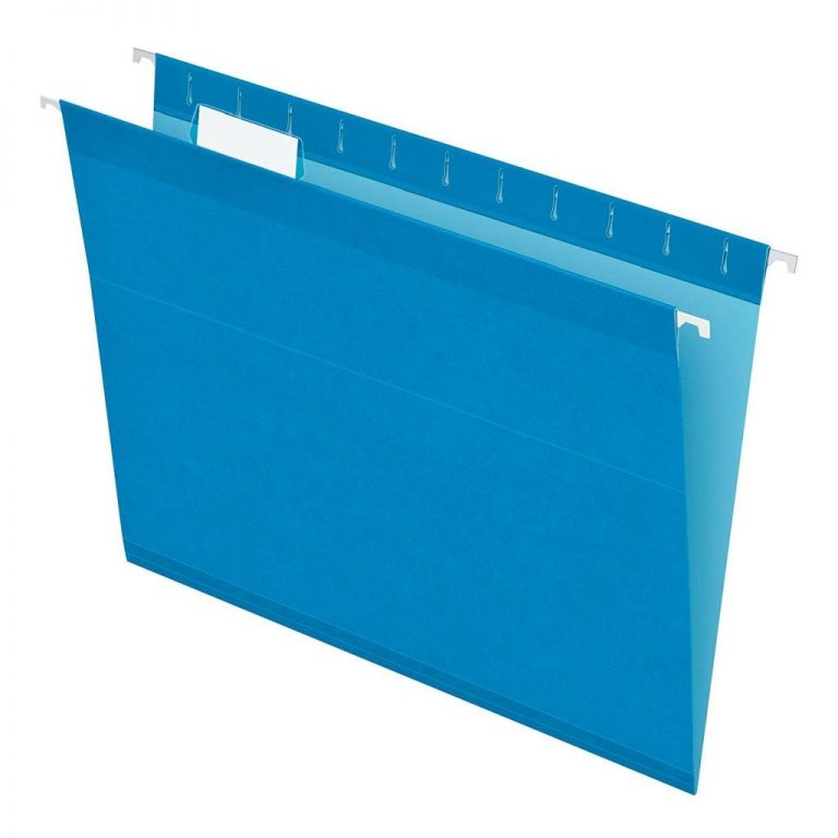 Letter Size Hanging Folder Blue Office Systems Aruba