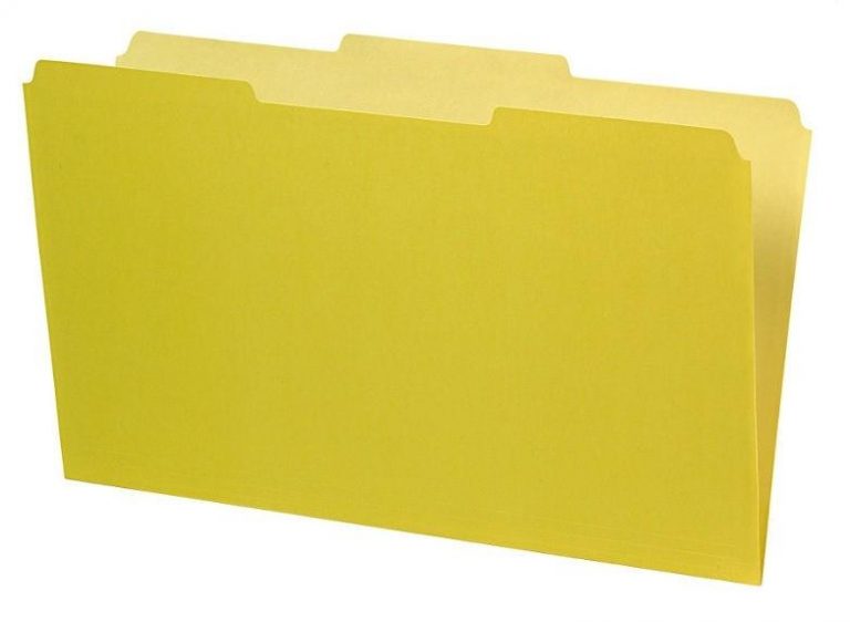 Legal Size File Folder – Yellow | Office Systems Aruba