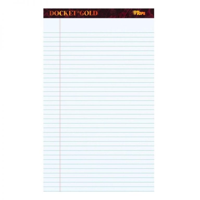 Jr. Size Writing Pad 5″ x 8″ White Office Systems Aruba