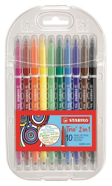 STABILO Power Coloring Medium Felt-Tip Pen | Pack of 12 or 18 Colours  Markers