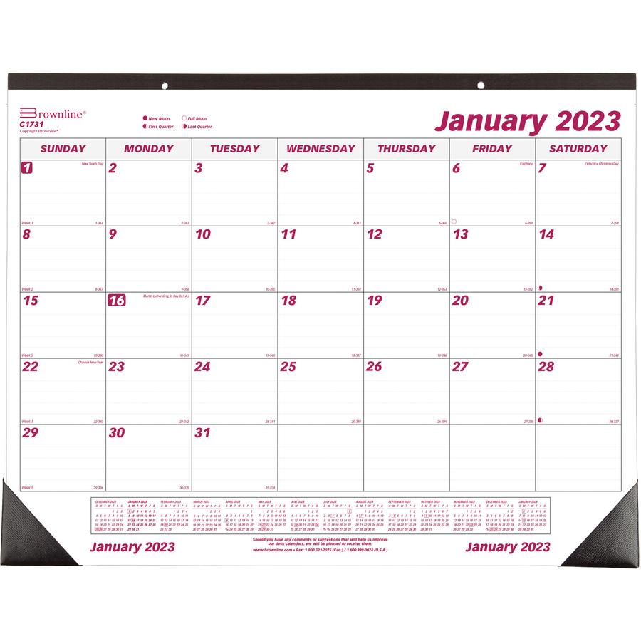 Desk Pad Calendar 2025  Office Systems Aruba