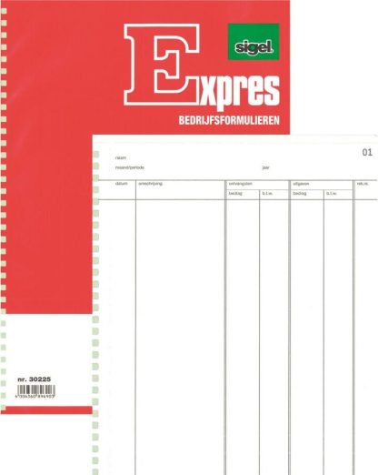 Cash Register Book With Dutch Text - A4