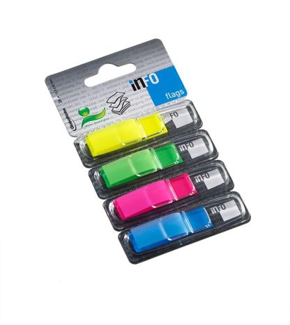 Info Flags - Assorted Neon
