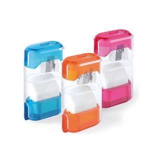 Single Hole Container Sharpener With Eraser