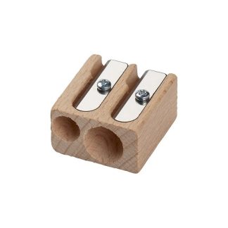 Double Wooden Sharpener