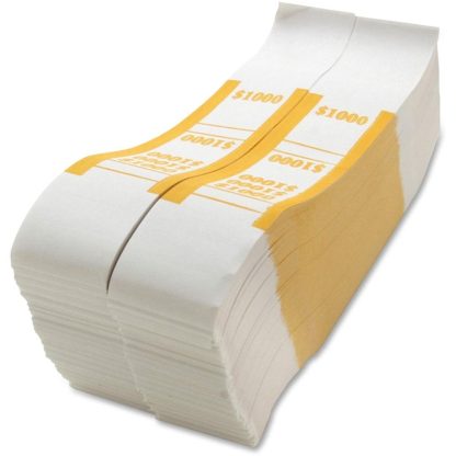 $1000 Color Coded Bill Strap - Yellow