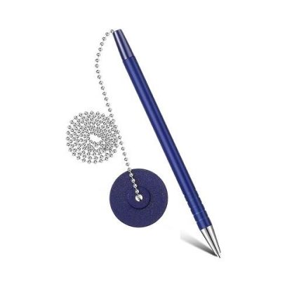 Secure-A-Pen Counter Pen - Blue
