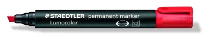 Staedtler Lumocolor Permanent Marker Red Chisel Tip