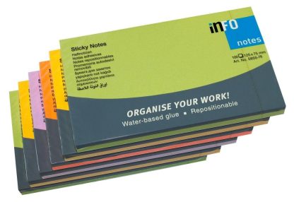 Info Sticky Notes 125 x 75mm - Spring Colors