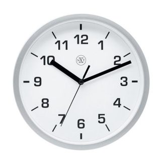 Clock Nextime Easy 20cm - Silver