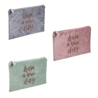 Pencil Case Flat Velours Ellipse