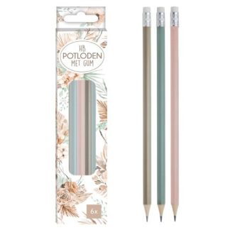 Pencilset HB 6 Bloom