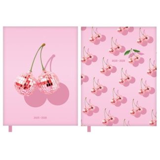 Schoolagenda A5 25/26 Cherry