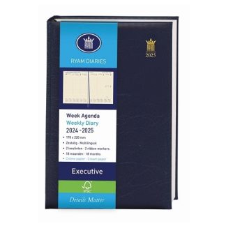 Ryam Executive 8044 Short Agenda 2026 - Blue