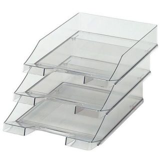Classic Letter Tray HAN - Transparent Gray