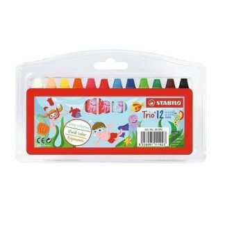 Stabilo Trio Oil Pastels - Wallet of 12