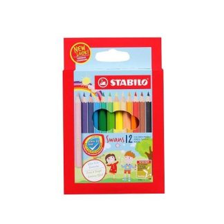 Stabilo Swans Short Coloring Pencils - Pack of 12